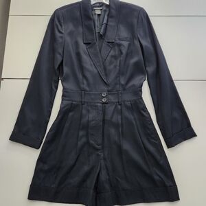 Club Monaco Black Long Sleeve  Romper Size 0